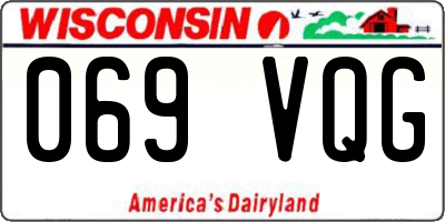WI license plate 069VQG