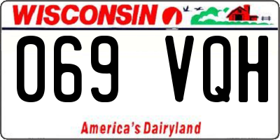 WI license plate 069VQH