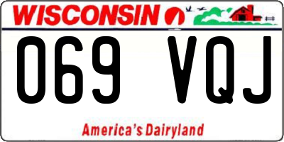 WI license plate 069VQJ