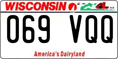 WI license plate 069VQQ