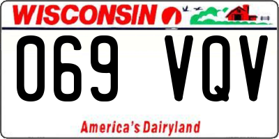 WI license plate 069VQV