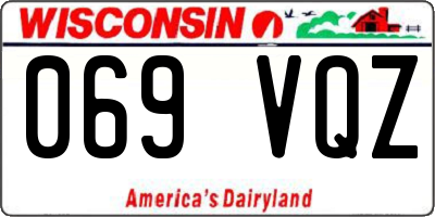 WI license plate 069VQZ