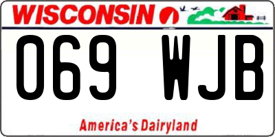 WI license plate 069WJB