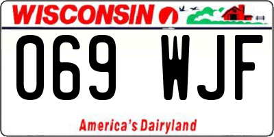 WI license plate 069WJF