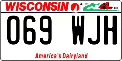 WI license plate 069WJH