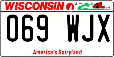 WI license plate 069WJX