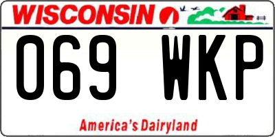 WI license plate 069WKP
