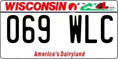WI license plate 069WLC