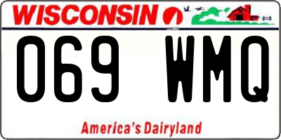 WI license plate 069WMQ