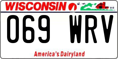 WI license plate 069WRV