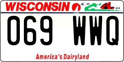 WI license plate 069WWQ