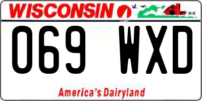 WI license plate 069WXD