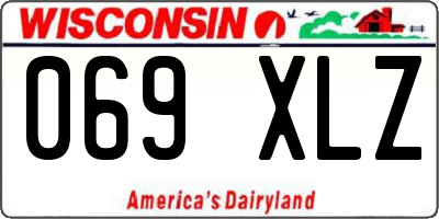 WI license plate 069XLZ