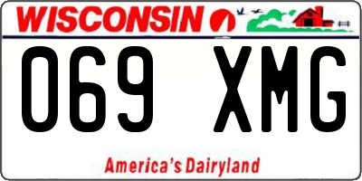 WI license plate 069XMG