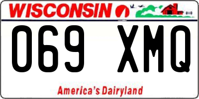 WI license plate 069XMQ