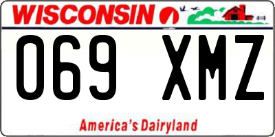 WI license plate 069XMZ