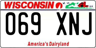 WI license plate 069XNJ