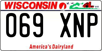 WI license plate 069XNP