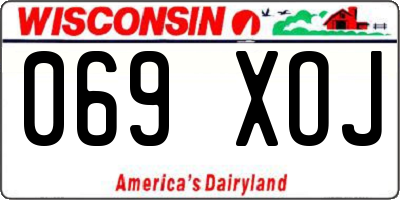 WI license plate 069XOJ