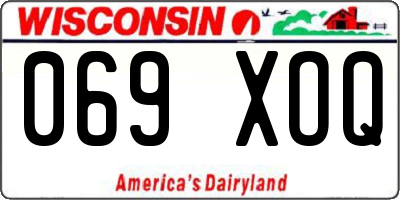 WI license plate 069XOQ