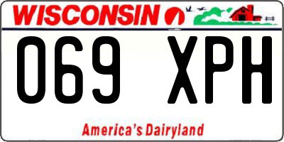 WI license plate 069XPH