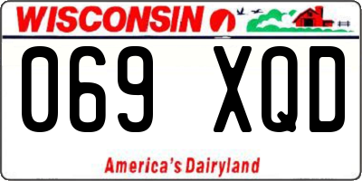 WI license plate 069XQD