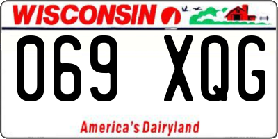WI license plate 069XQG