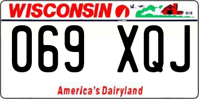 WI license plate 069XQJ