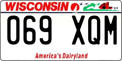 WI license plate 069XQM