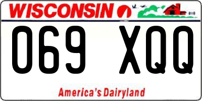 WI license plate 069XQQ