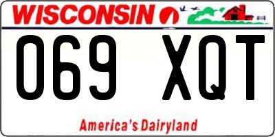 WI license plate 069XQT