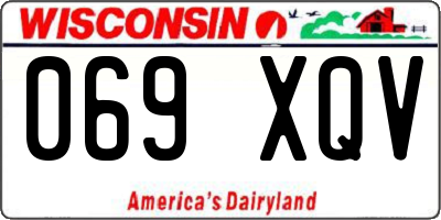 WI license plate 069XQV