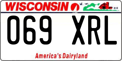 WI license plate 069XRL
