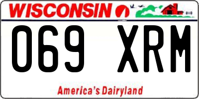 WI license plate 069XRM