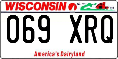WI license plate 069XRQ