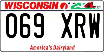 WI license plate 069XRW