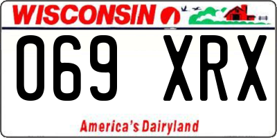 WI license plate 069XRX