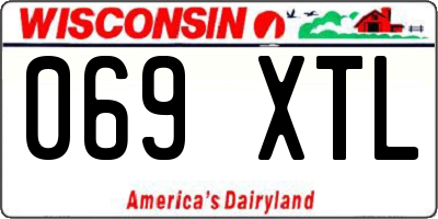 WI license plate 069XTL