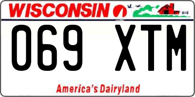 WI license plate 069XTM