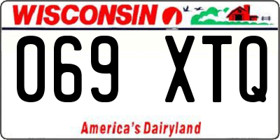 WI license plate 069XTQ