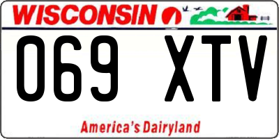 WI license plate 069XTV