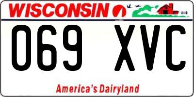 WI license plate 069XVC