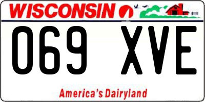 WI license plate 069XVE