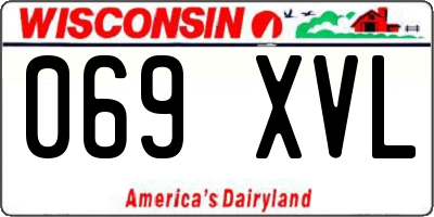 WI license plate 069XVL