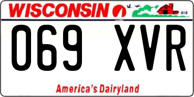 WI license plate 069XVR