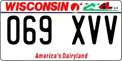 WI license plate 069XVV