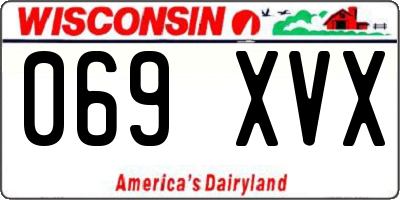 WI license plate 069XVX