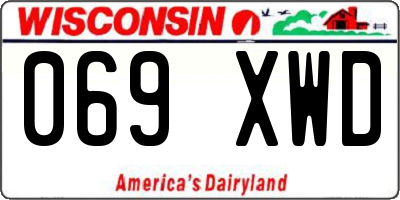 WI license plate 069XWD