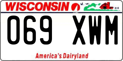 WI license plate 069XWM