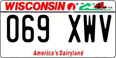 WI license plate 069XWV